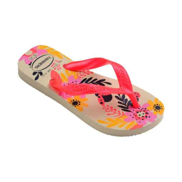 SANDALIAS HAVAIANAS KIDS FLORES FC PR - Imagen 2