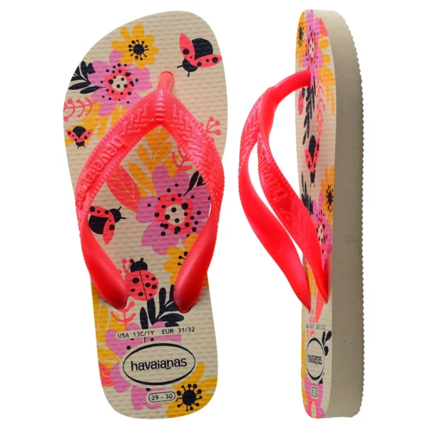SANDALIAS HAVAIANAS KIDS FLORES FC PR - Imagen 3