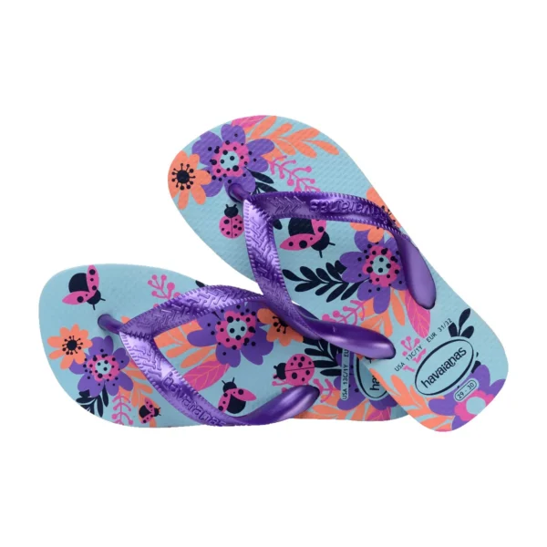 SANDALIAS HAVAIANAS KIDS FLORES FC PR - Imagen 4