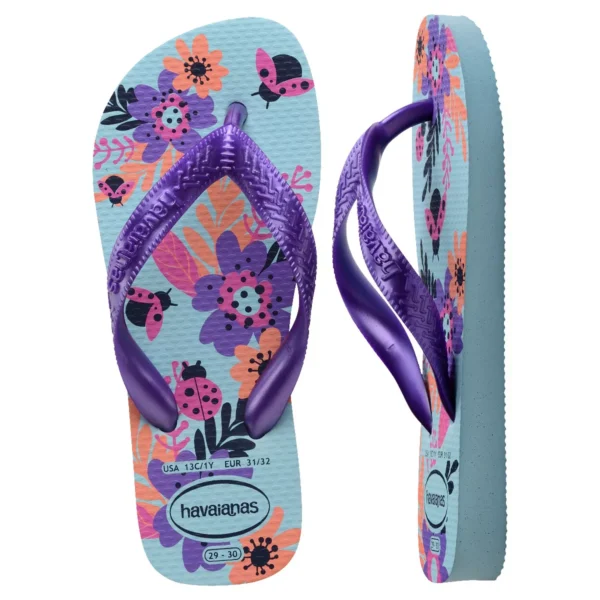 SANDALIAS HAVAIANAS KIDS FLORES FC PR - Imagen 3
