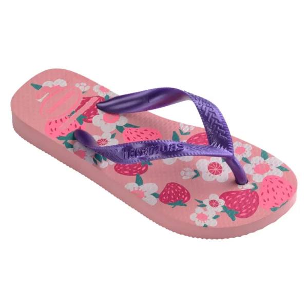 SANDALIAS HAVAIANAS KIDS FLORES FC PR - Imagen 2