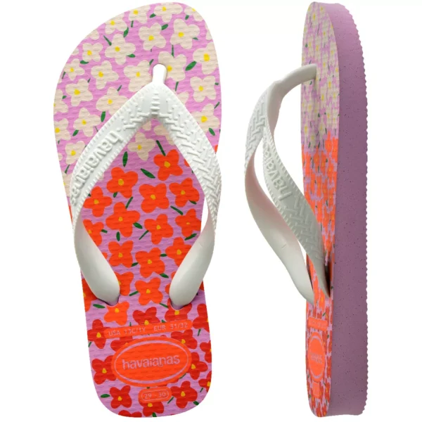 SANDALIAS HAVAIANAS KIDS FLORES FC PR - Imagen 3