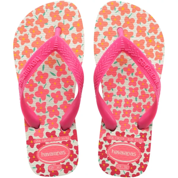 SANDALIAS HAVAIANAS KIDS FLORES FC PR