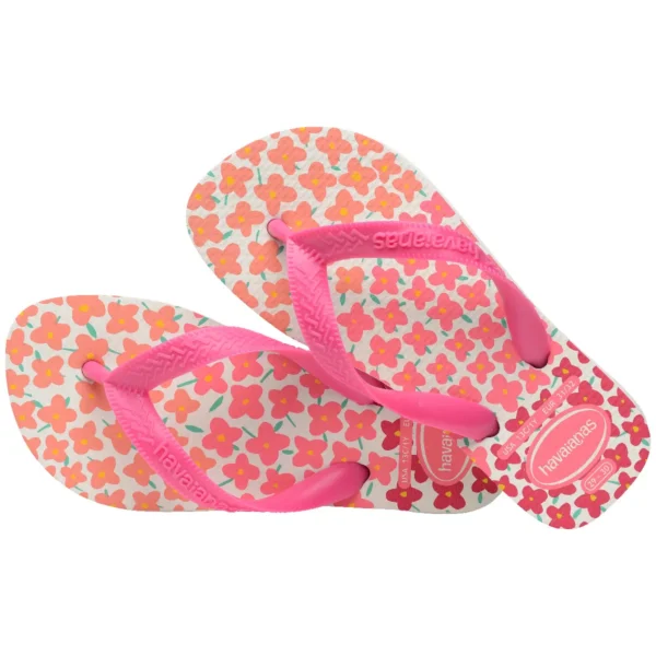 SANDALIAS HAVAIANAS KIDS FLORES FC PR - Imagen 4