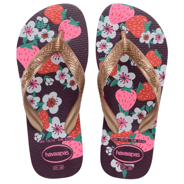 SANDALIAS HAVAIANAS KIDS FLORES FC PR