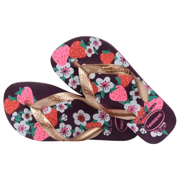 SANDALIAS HAVAIANAS KIDS FLORES FC PR - Imagen 3
