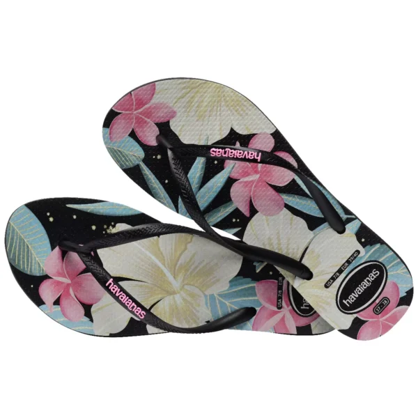 SANDALIAS HAVAIANAS SLIM FLORAL FC PR - Imagen 5