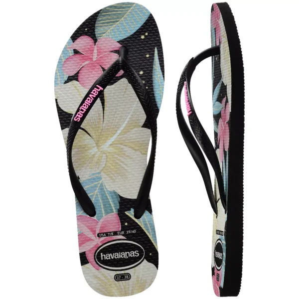 SANDALIAS HAVAIANAS SLIM FLORAL FC PR - Imagen 4