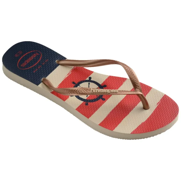 SANDALIAS HAVAIANAS SLIM NAUTICAL FC PRE - Imagen 2