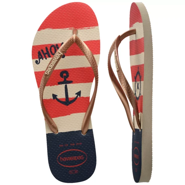 SANDALIAS HAVAIANAS SLIM NAUTICAL FC PRE - Imagen 4