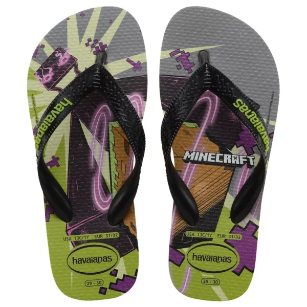 SANDALIAS HAVAIANAS KIDS MINECRAFT FC PR