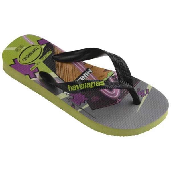SANDALIAS HAVAIANAS KIDS MINECRAFT FC PR - Imagen 2
